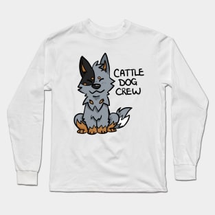 Blue Cattle Dog Crew Long Sleeve T-Shirt